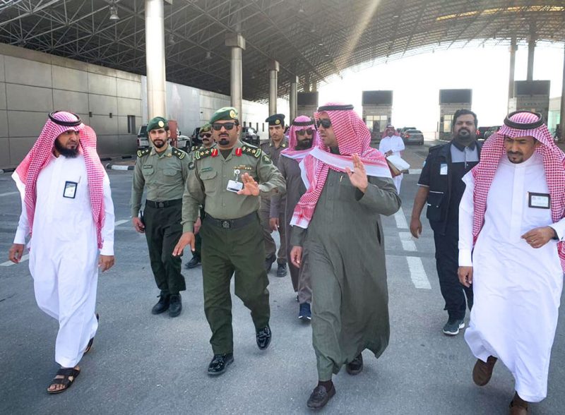 أعمال متفرقة بمنفذ حدود البطحاء