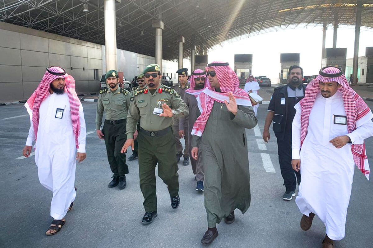 أعمال متفرقة بمنفذ حدود البطحاء
